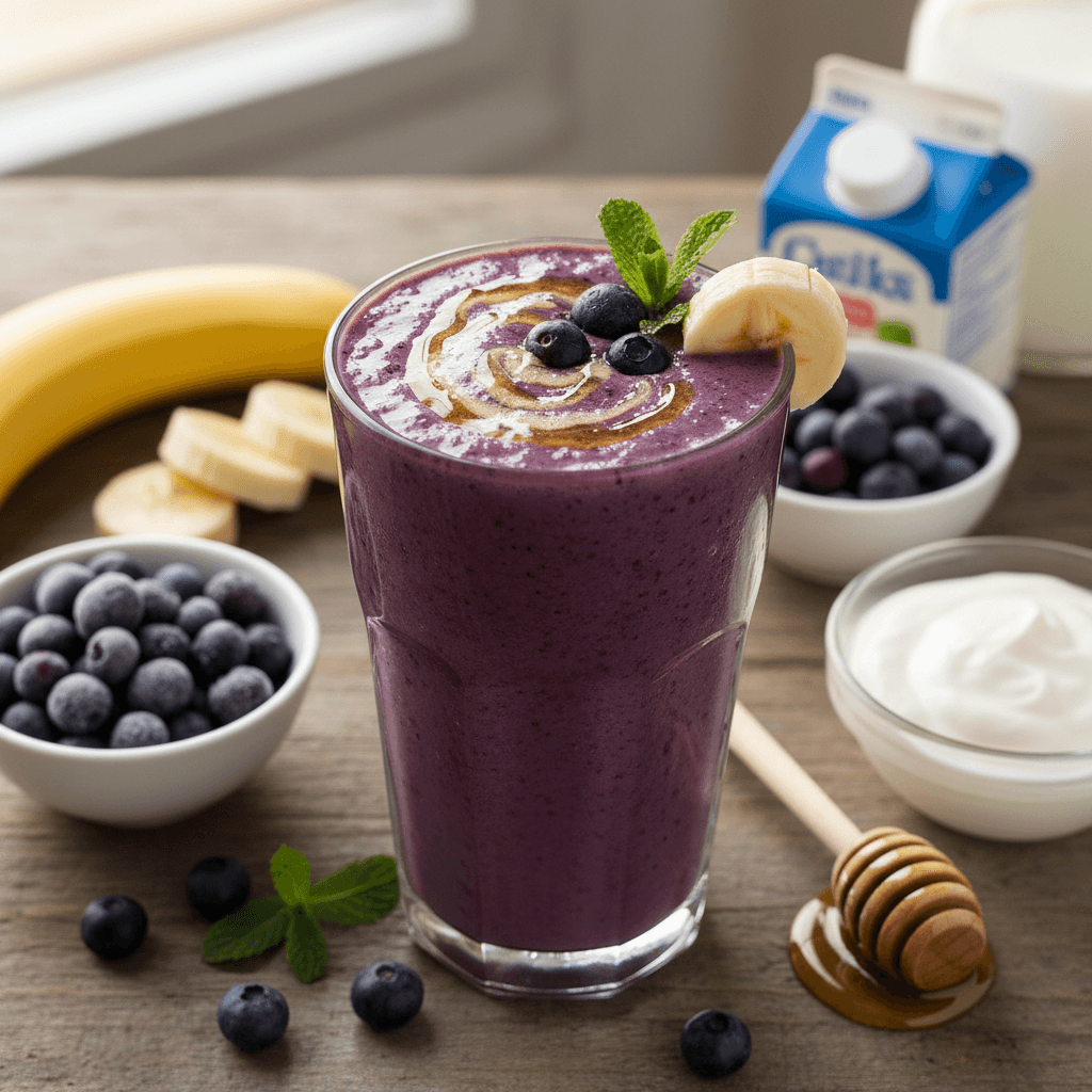 Blåbärssmoothie