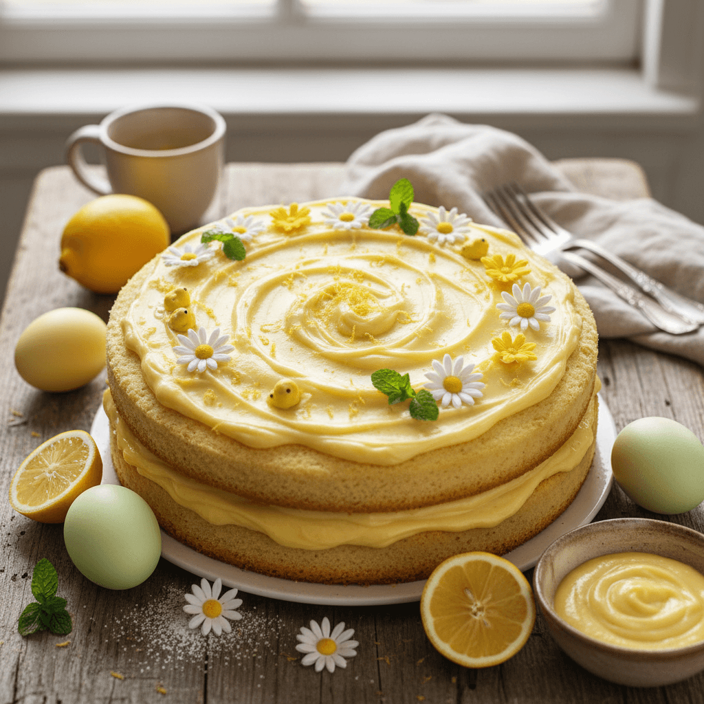 Påsktårta med Lemon Curd