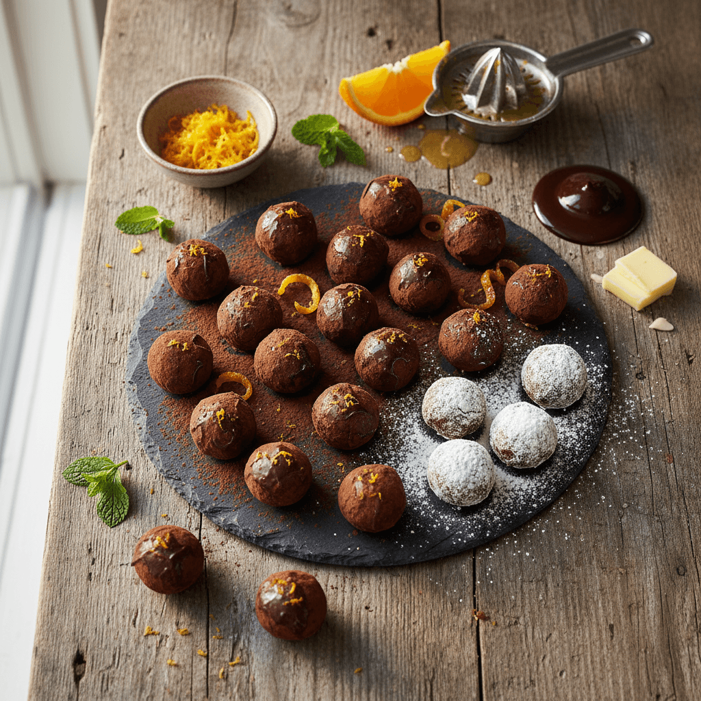 Påsktryffel med Apelsin