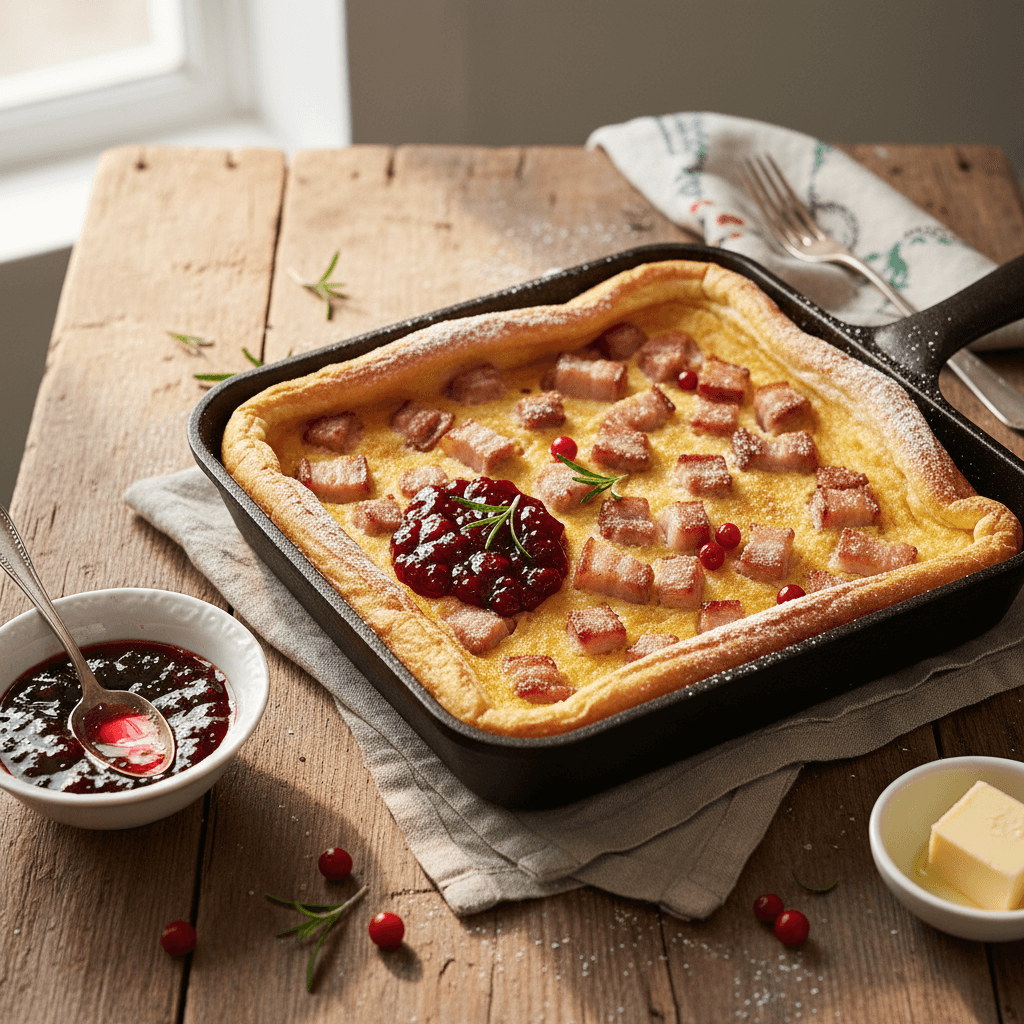 Ugnspannkaka med fläsk