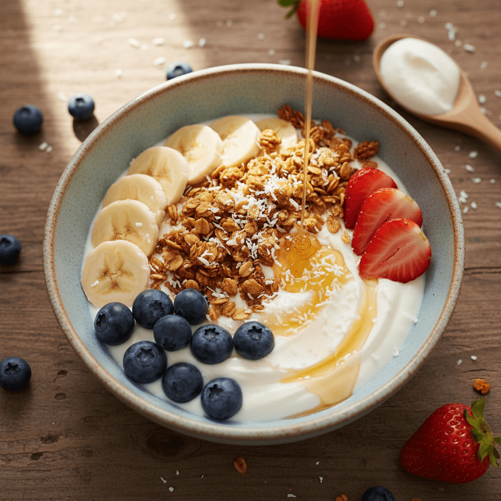 Yoghurtskål med frukt